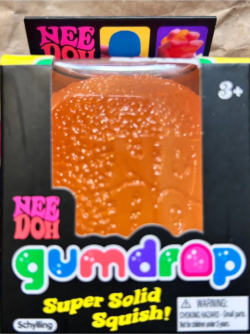 Rare, Authentic, New & Factory Sealed - Orange Gumdrop & Nice Cream Cone NeeDoh